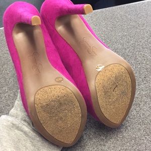 Jessica Simpson Shoes - Jessica Simpson Pink Suede Heels Jessica Simpson Shoes - Jessica Simpson Pink Suede Heels